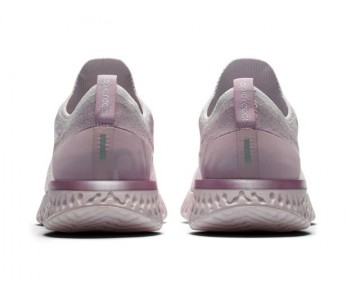 Nike Epic React Flyknit Hombre/Mujer Pearl Rosa/Barely Rose AQ0067-600