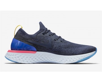Nike Epic React Flyknit Hombre/Mujer Azul AQ0067-400